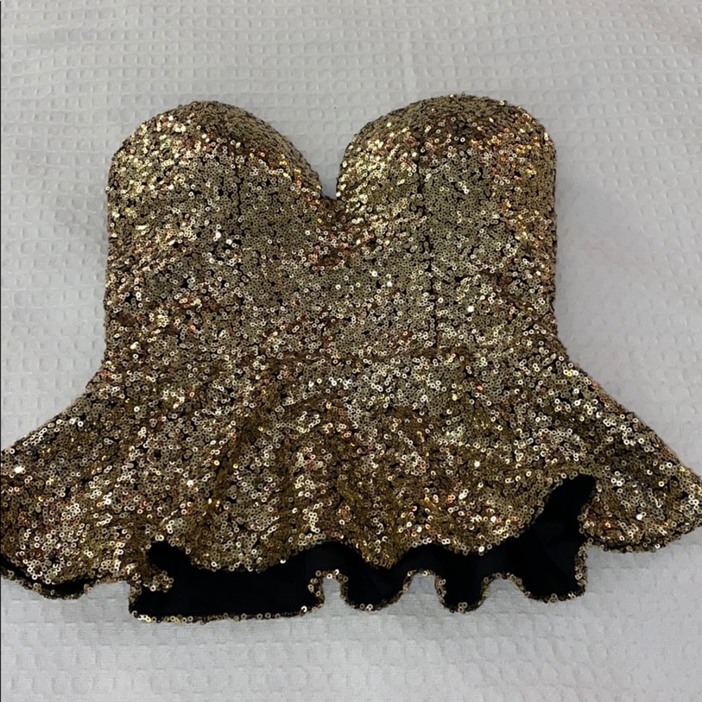 Sequin Pendulum Top